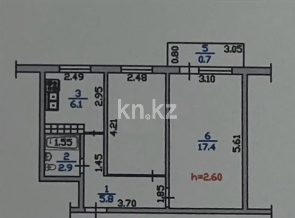 Продажа 2-комнатной квартиры, 43.3 м² - Продажа квартир в Алматы - страница 22 фото 5 из 5