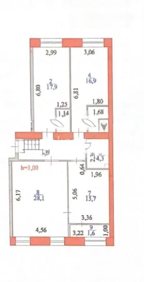 Продажа 3-комнатной квартиры, 95.5 м², ул. Бухар жырау, дом  31 в Астане