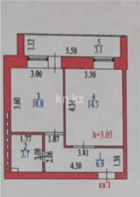 Продажа 1-комнатной квартиры, 39 м² - Продажа квартир в р-не Сарыарка Астаны - страница 3 фото 1 из 1