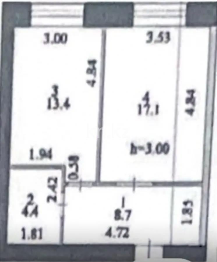 Продажа 2-комнатной квартиры, 44 м² в Астане - фото 4