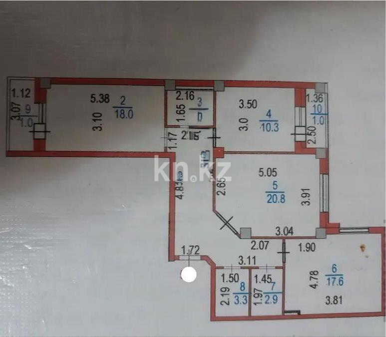 Продажа 3-комнатной квартиры, 94.4 м² в Астане - фото 5