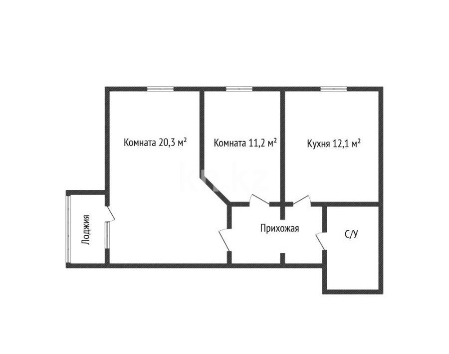 Продажа 2-комнатной квартиры, 56.6 м² - Продажа квартир в Костанае фото 16 из 20