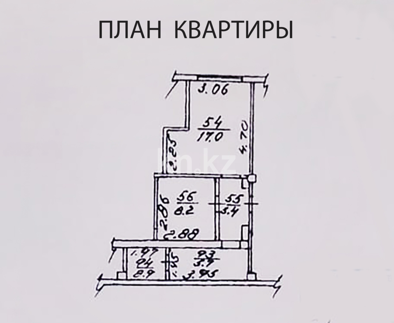 Продажа 2-комнатной квартиры, 37.2 м² - Продажа квартир в Турксибском р-не Алматы фото 9 из 12