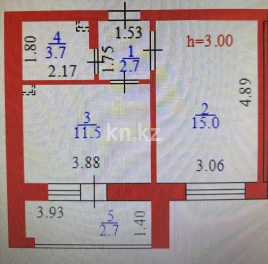 Продажа 1-комнатной квартиры, 36 м² в Астане