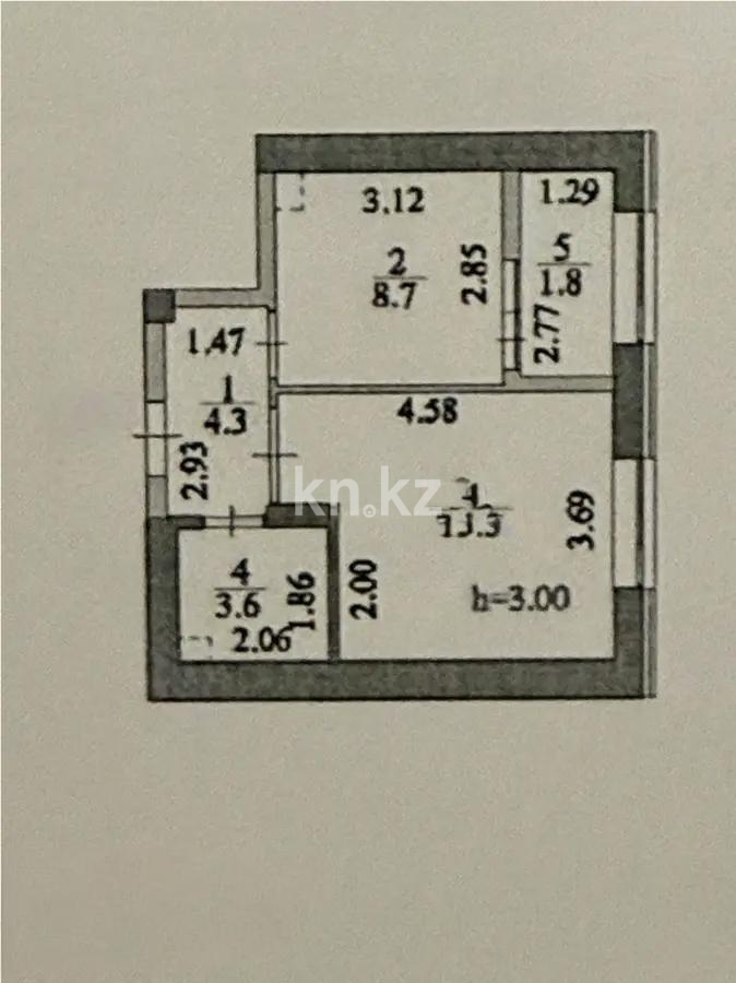 Продажа 1-комнатной квартиры, 34 м² в Астане - фото 4