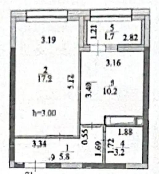 Продажа 1-комнатной квартиры, 39 м², пр. Мангилик Ел, дом  68 в Астане