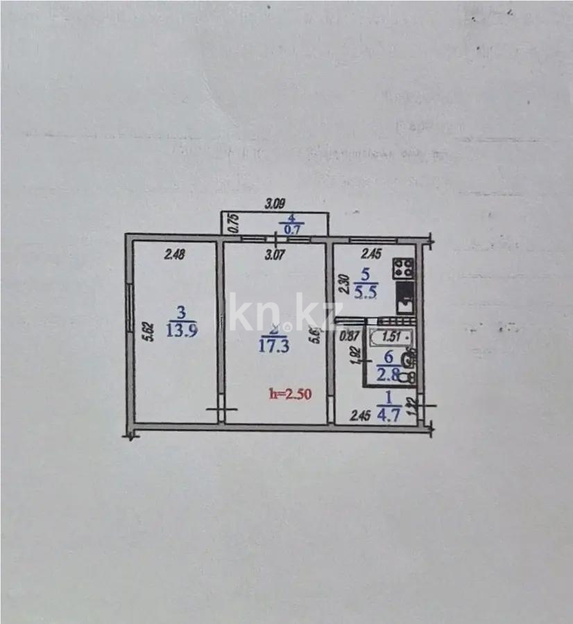 Продажа 2-комнатной квартиры, 44.9 м², мкр-н 5, дом  4 в Алматы - фото 5