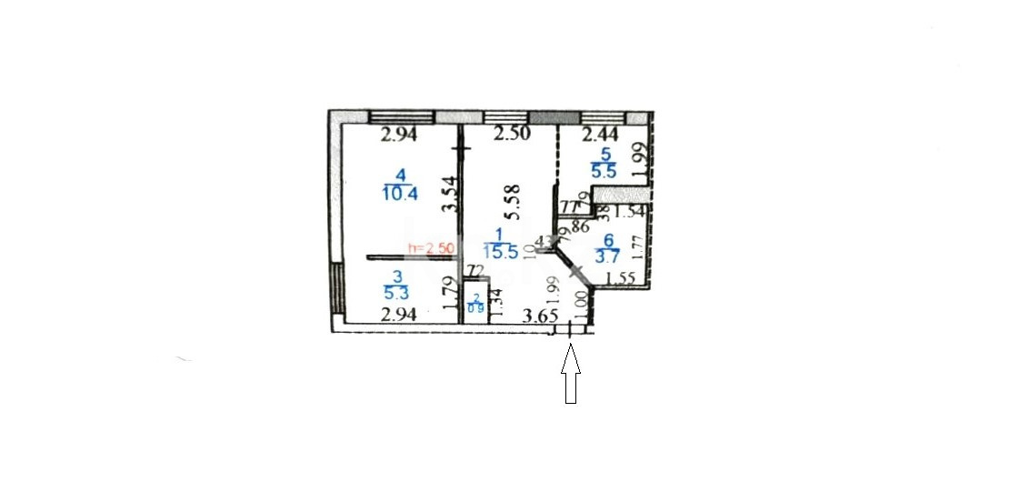 Продажа 2-комнатной квартиры, 41 м², ул. Можайского, дом  11 - Продажа квартир в Караганде фото 25 из 25