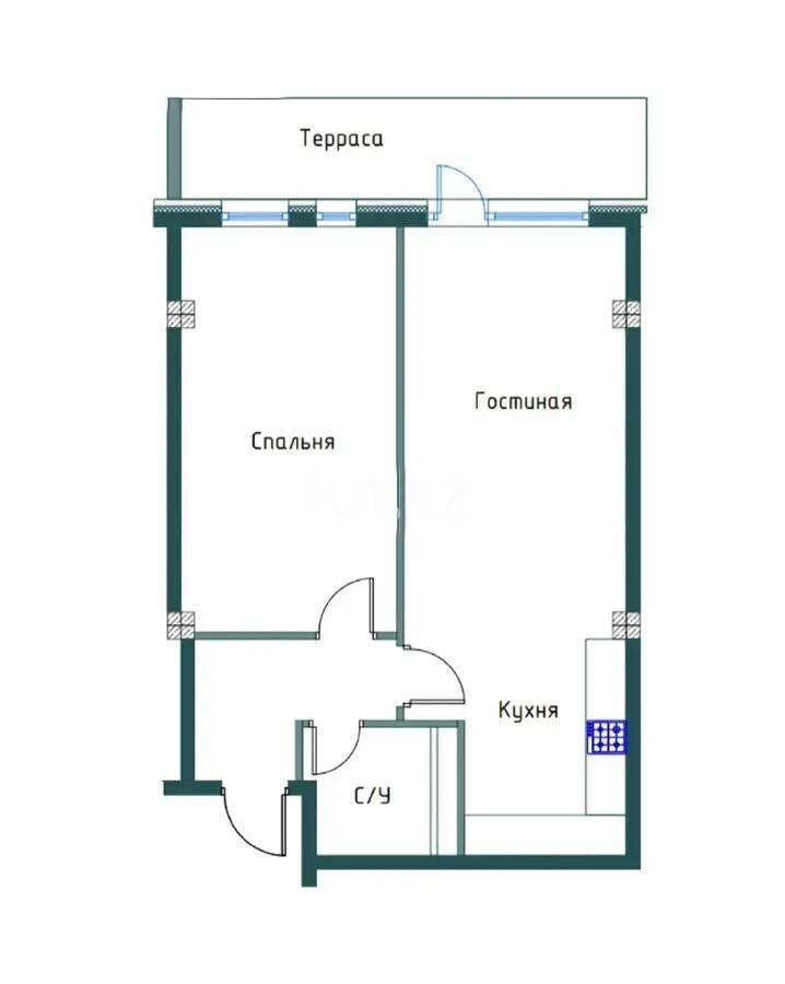Продажа 2-комнатной квартиры, 70 м² в Алматы