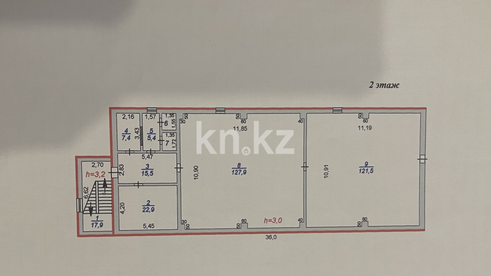 Продажа , 839.2 м², ул. Гудермесская, дом  57/2 - Продажа зданий в Караганде фото 6 из 6