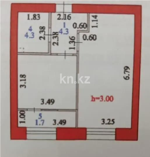 Продажа 1-комнатной квартиры, 44 м² в Астане - фото 6