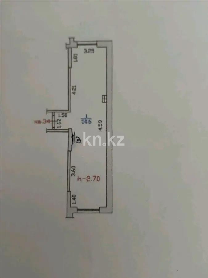 Продажа 2-комнатной квартиры, 50.6 м², мкр-н Шугыла, дом  340/5а стр - Продажа квартир в Алматы фото 3 из 3