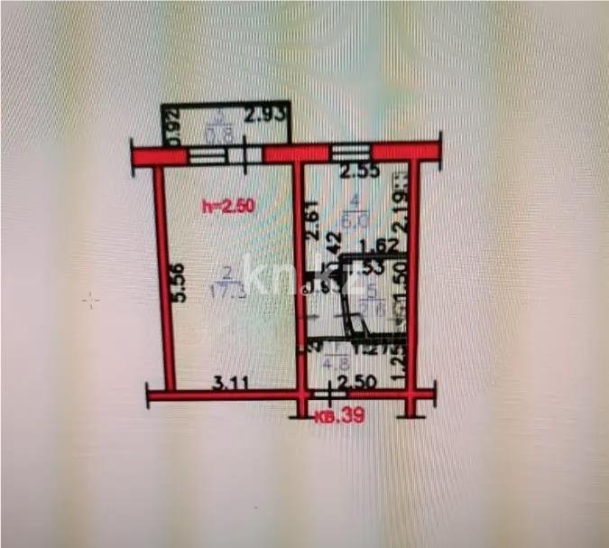 Продажа 1-комнатной квартиры, 31.5 м² в Алматы