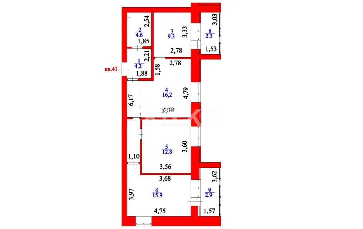 Продажа 3-комнатной квартиры, 75 м², ул. Е-314, дом  22 - Продажа квартир в Казахстане фото 1 из 1