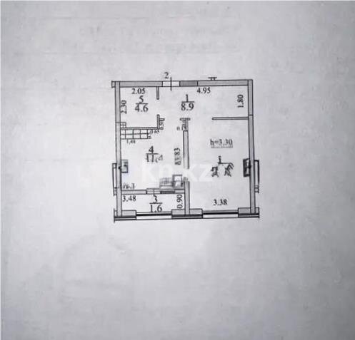 Продажа 1-комнатной квартиры, 44.2 м² в Алматы