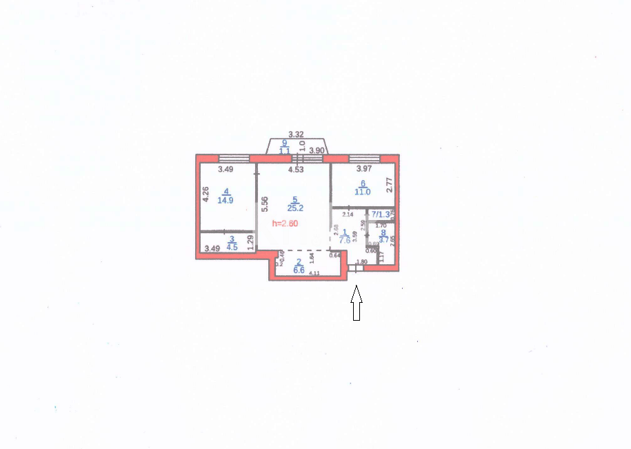Продажа 3-комнатной квартиры, 76 м² - Продажа трехкомнатных квартир в Караганде фото 34 из 35