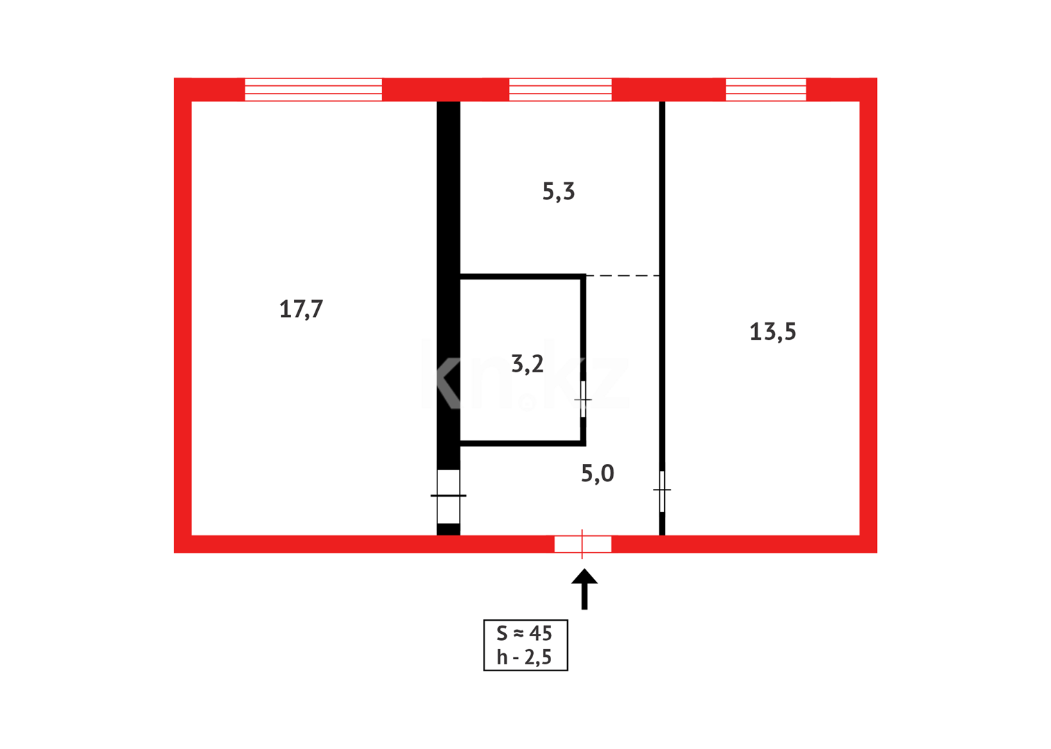 Продажа 2-комнатной квартиры, 44 м² - Продажа квартир в Караганде - страница 22 фото 11 из 11