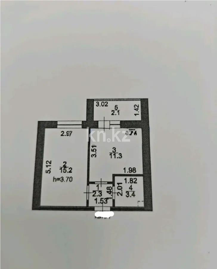 Продажа 1-комнатной квартиры, 35 м² - Продажа однокомнатных квартир от собственников в Астане - страница 3 фото 4 из 4