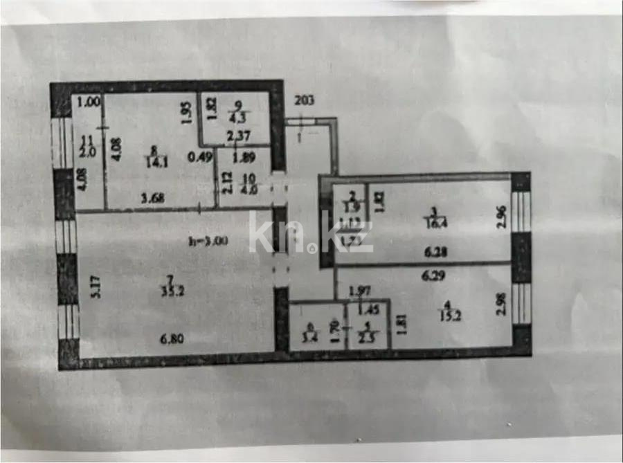 Продажа 3-комнатной квартиры, 109 м² - Продажа квартир в Казахстане - страница 4 фото 1 из 1