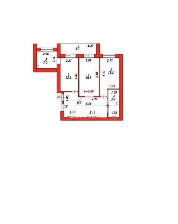 Продажа 3-комнатной квартиры, 65 м² - Продажа квартир в Астане - страница 2 фото 1 из 1