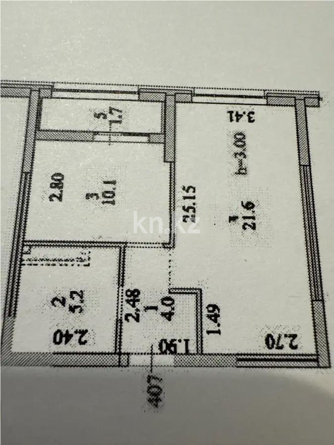 Продажа 1-комнатной квартиры, 42.6 м², ул. Е-882, дом  7 в Астане