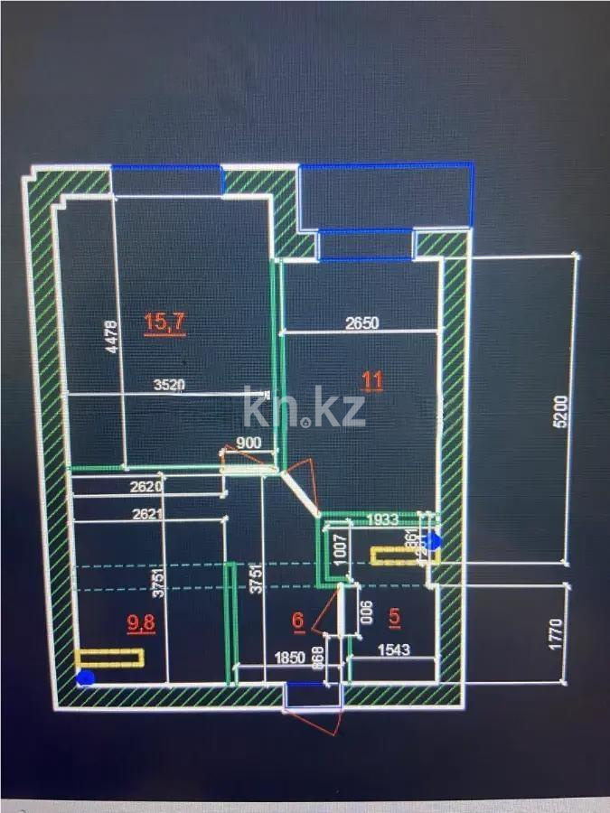 Продажа 3-комнатной квартиры, 50.5 м², ул. Тараз, дом  7 в Алматы - фото 2