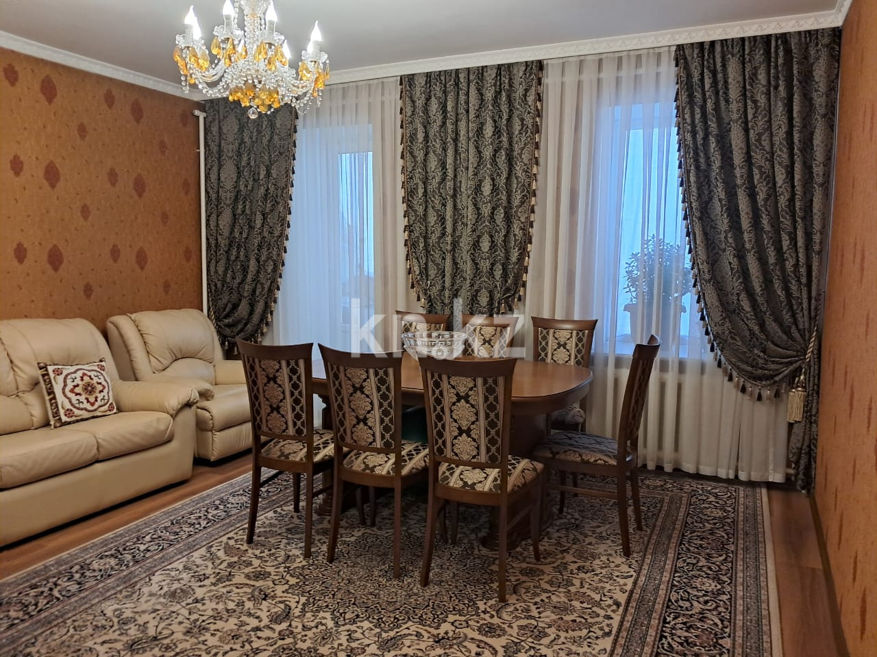 Продажа 4-комнатной квартиры, 79.4 м², ул. Ермекова, дом  81 - Продажа  четырехкомнатных квартир в Караганде с фото фото 1 из 7