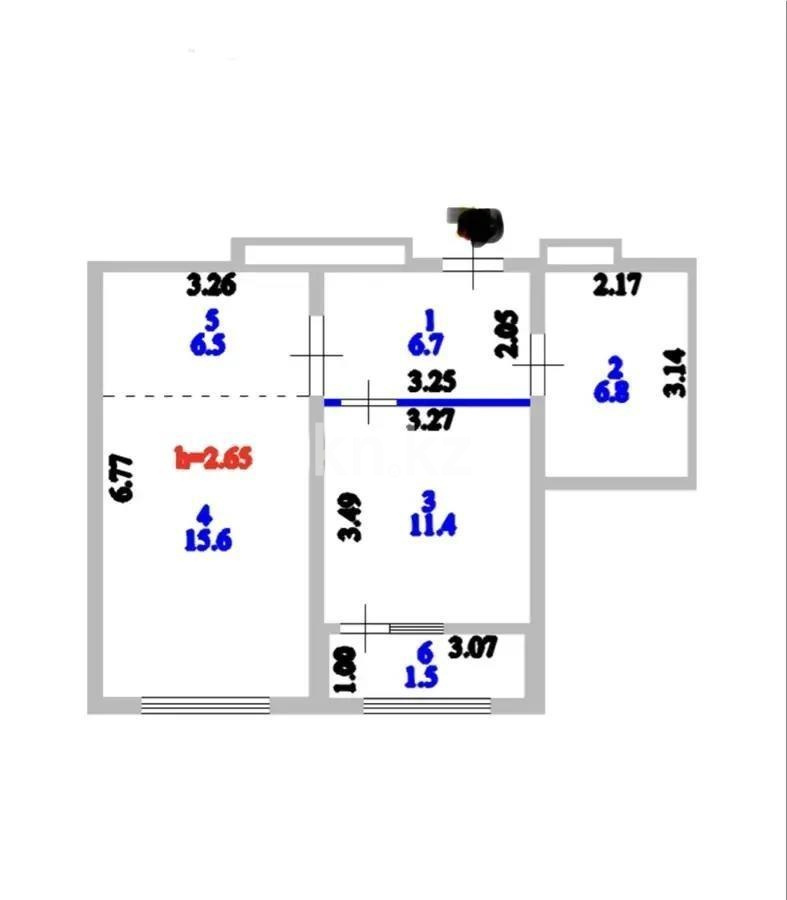 Продажа 2-комнатной квартиры, 48.5 м² в Астане - фото 4