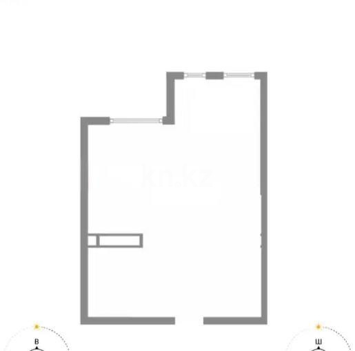Продажа 1-комнатной квартиры, 44.7 м², пр. Райымбека, дом  349/1 - Продажа  однокомнатных квартир в Алматы фото 1 из 1