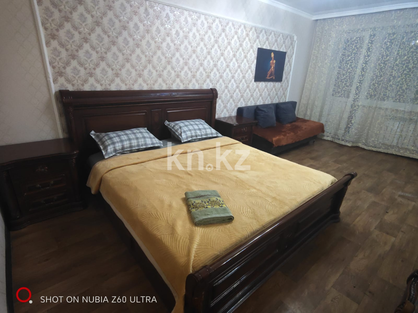 Аренда 1-комнатной квартиры посуточно, 40 м², ул. Рыскулова, дом  15 - Аренда квартиры посуточно в Караганде фото 1 из 5