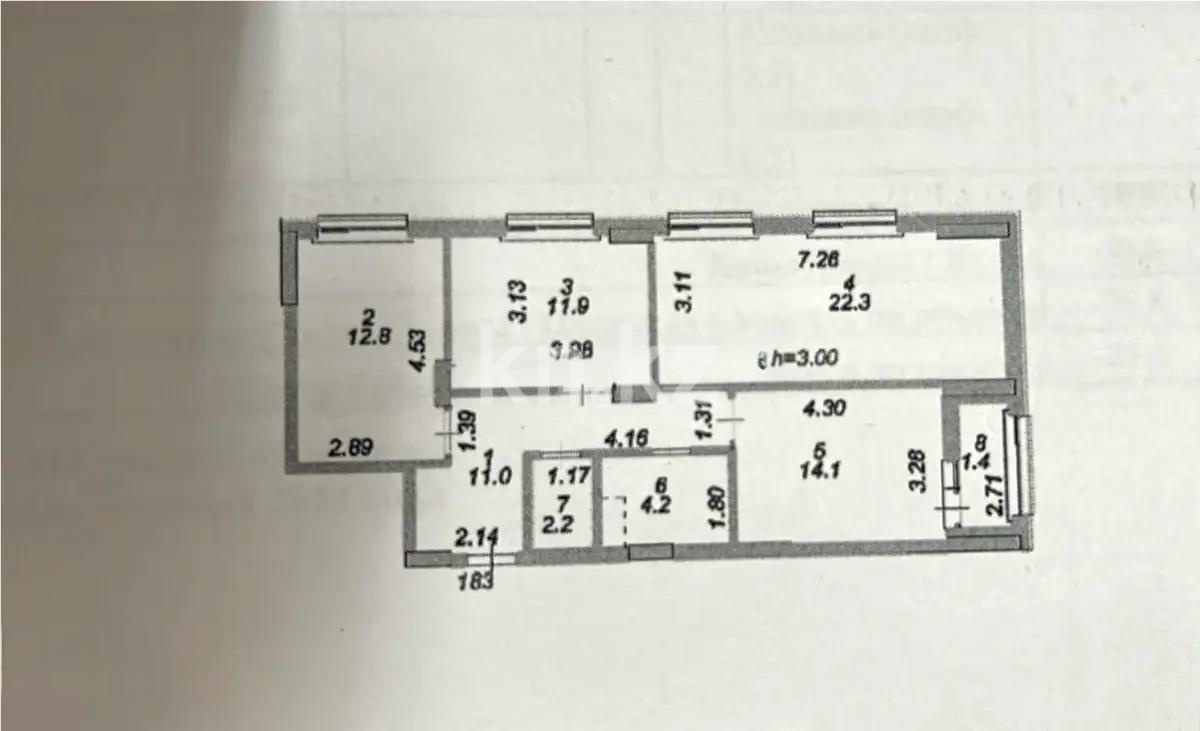 Продажа 3-комнатной квартиры, 80 м², ул. Молдагалиева, дом  5 - Продажа  трехкомнатных квартир в Астане с фото фото 8 из 8