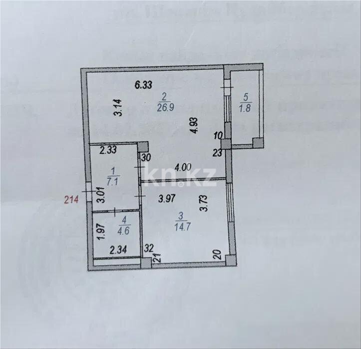 Продажа 1-комнатной квартиры, 55 м² в Астане - фото 6