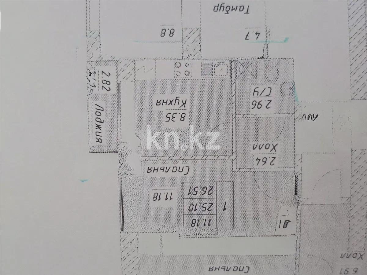 Продажа 1-комнатной квартиры, 27 м², ул. Тынышбайулы, дом  5 в Астане - фото 3