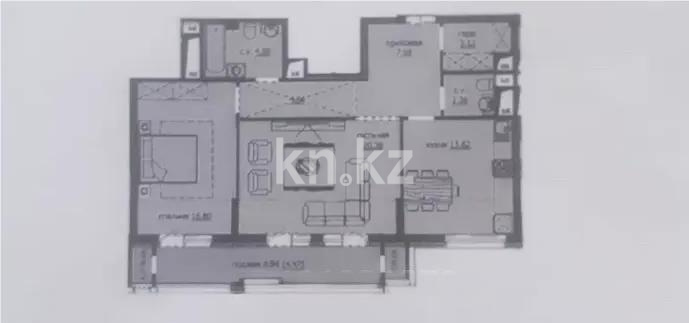 Продажа 2-комнатной квартиры, 80.62 м² - Продажа недвижимости в Астане - страница 19 фото 1 из 1