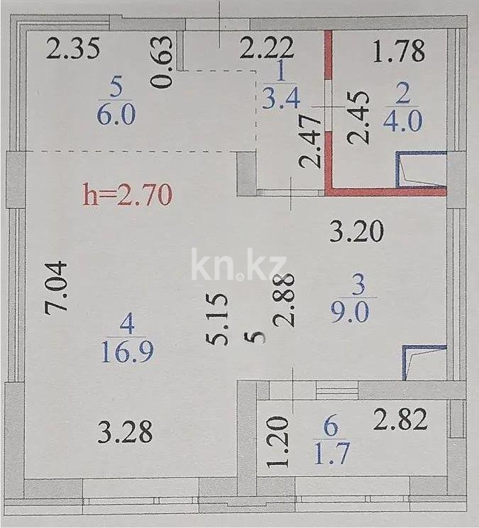 Продажа 2-комнатной квартиры, 41 м² - Продажа недвижимости в Казахстане - страница 15 фото 4 из 4