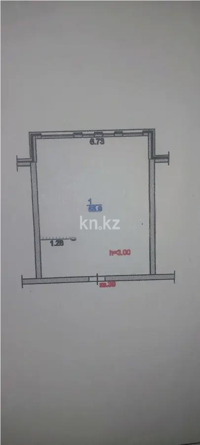Продажа 2-комнатной квартиры, 55.9 м² - Продажа двухкомнатных квартир от собственников в Алматы фото 1 из 1