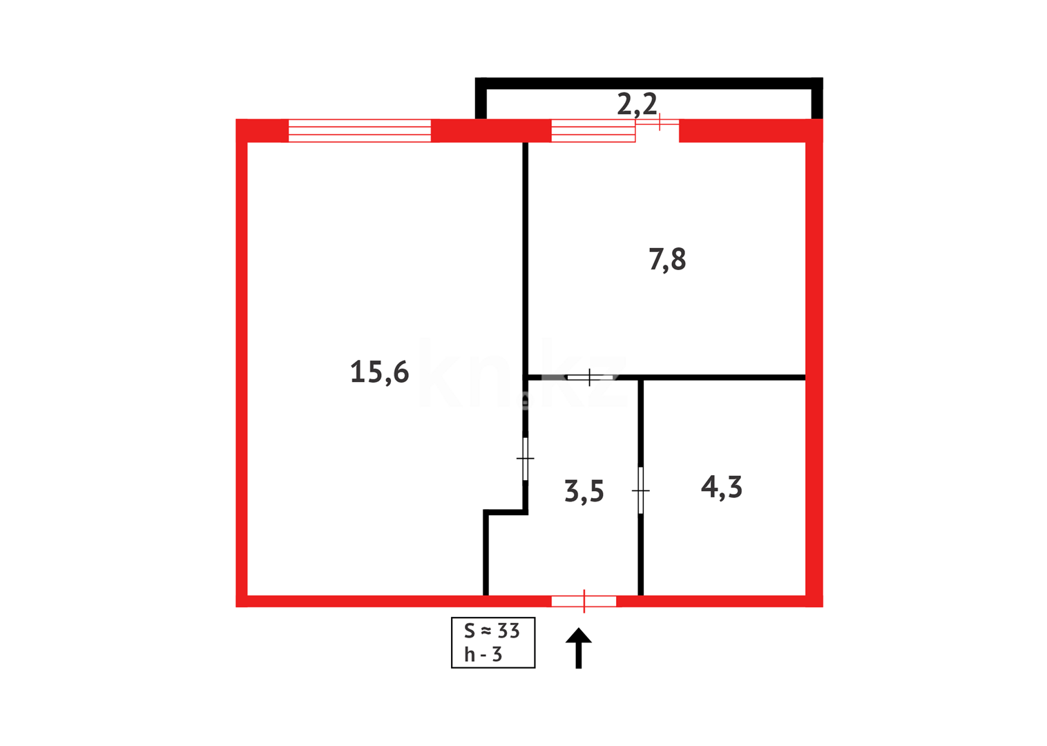 Продажа 1-комнатной квартиры, 33.4 м² - Продажа квартир в Астане фото 10 из 10