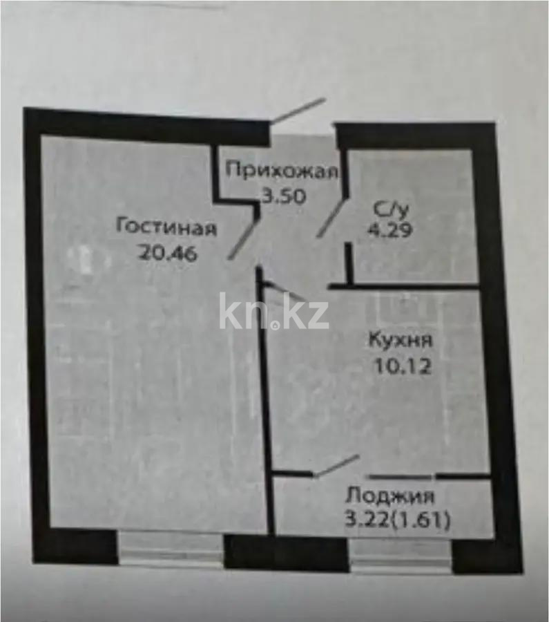 Продажа 1-комнатной квартиры, 40 м², ул. Жошы хана, дом  14/1 - Продажа  однокомнатных квартир в Астане фото 3 из 3
