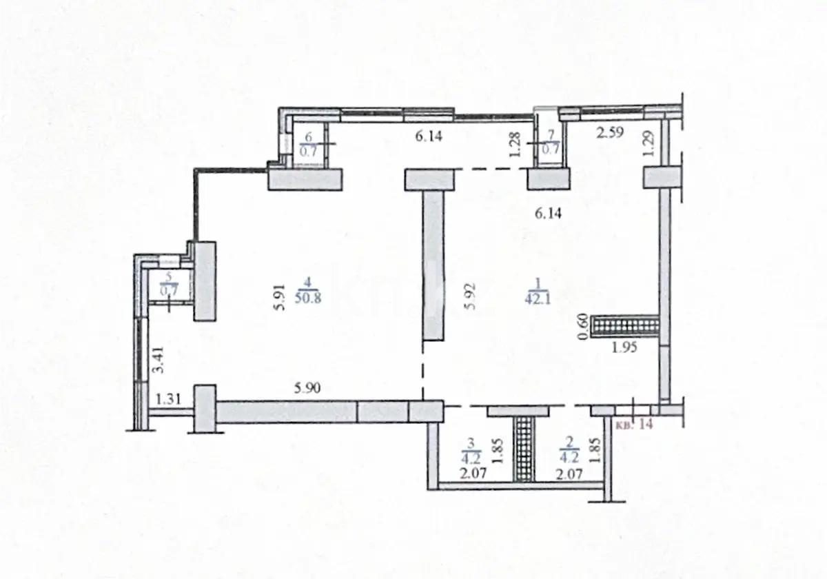 Продажа 3-комнатной квартиры, 110 м² в Алматы - фото 2