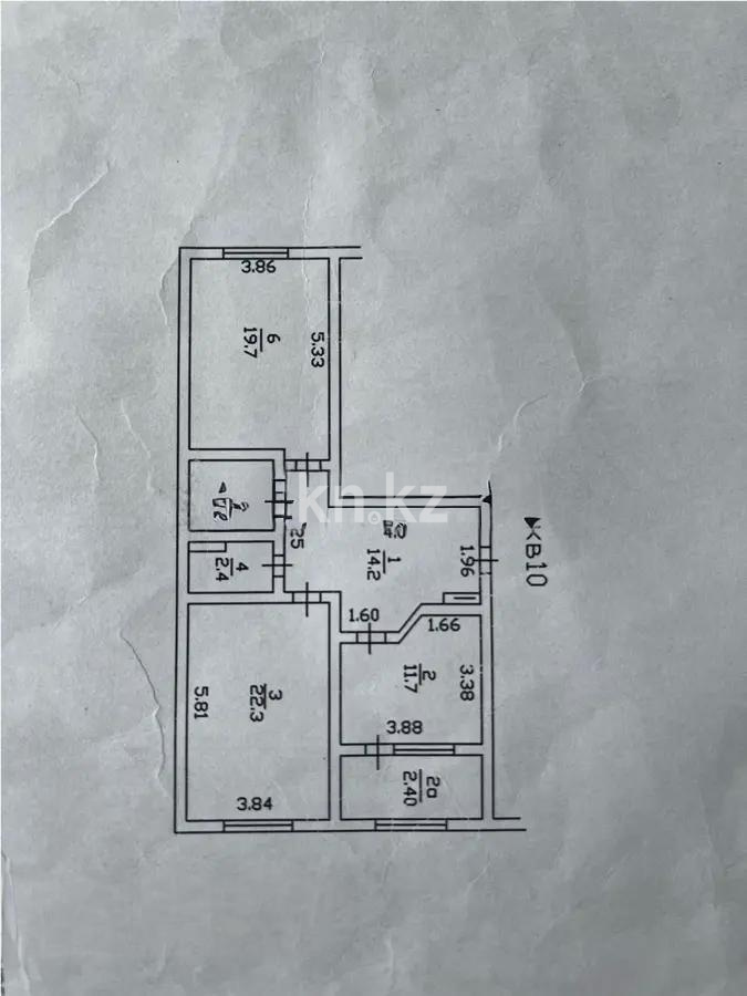 Продажа 2-комнатной квартиры, 77.2 м², мкр-н Аксай-1а, дом  31 - Продажа  двухкомнатных квартир в Алматы фото 1 из 1
