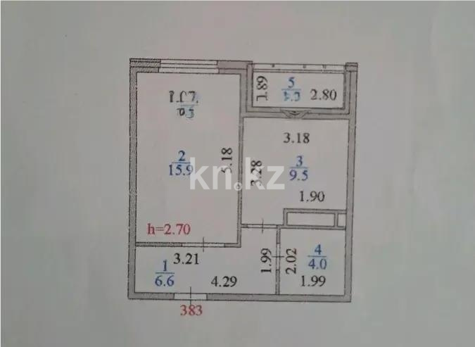 Продажа 1-комнатной квартиры, 38 м² - Продажа квартир в блочном доме в Казахстане - страница 46 фото 5 из 5