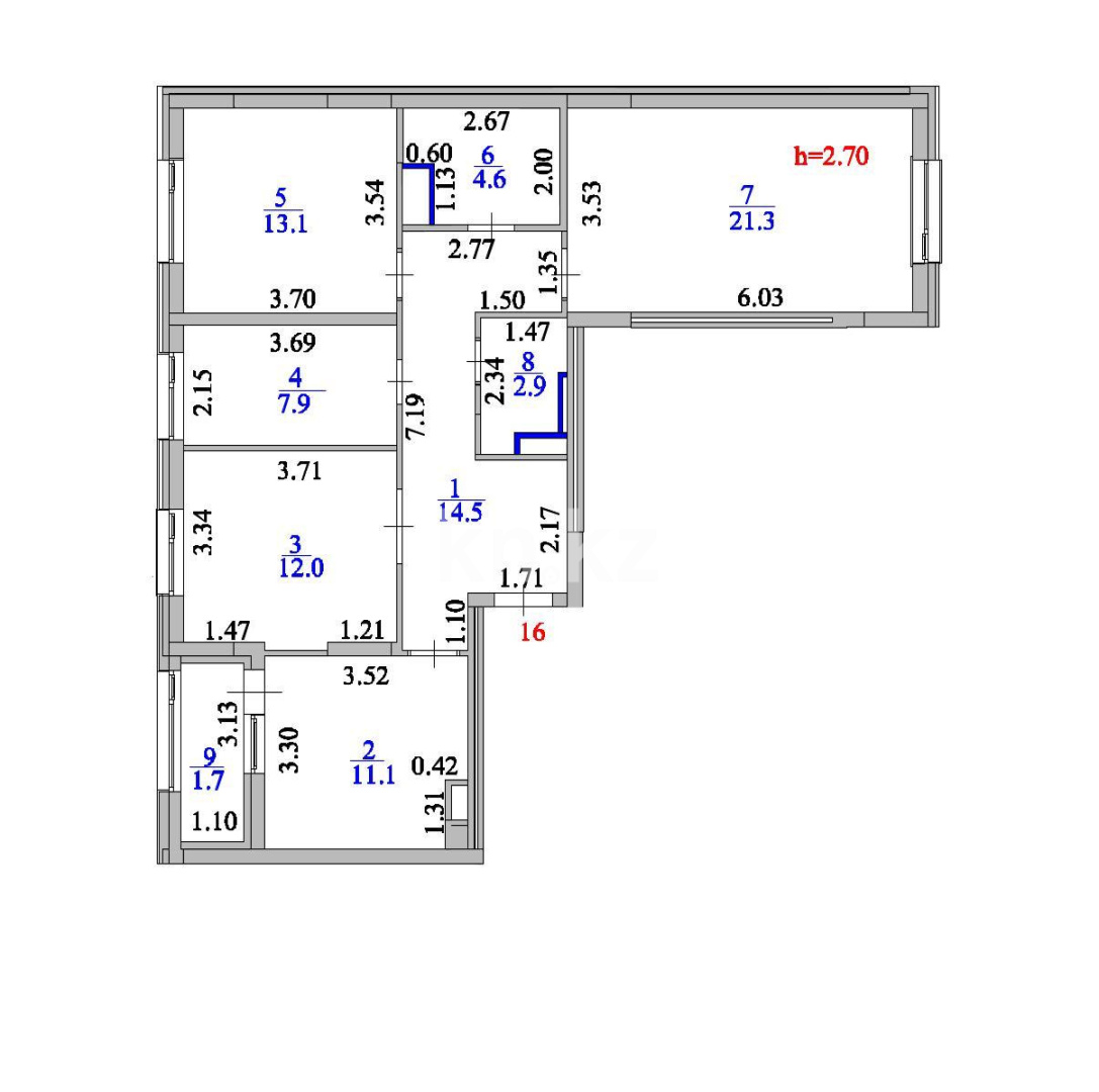 Продажа 4-комнатной квартиры, 90 м² - Продажа домов, коттеджей в Атырау фото 1 из 22