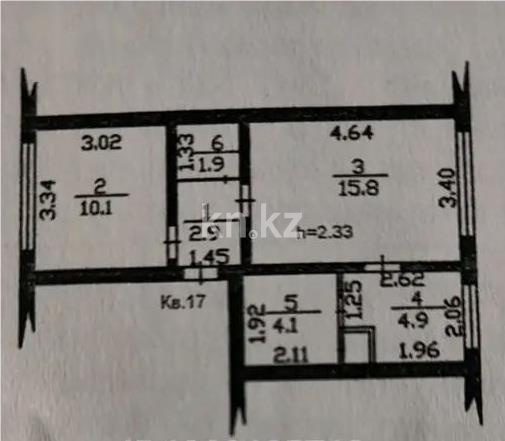 Продажа 2-комнатной квартиры, 39 м² - Продажа квартир в Алматы фото 5 из 5