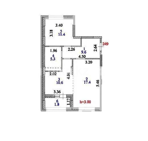 Продажа 2-комнатной квартиры, 56 м² - Продажа двухкомнатных квартир от собственников в Астане - страница 88 фото 6 из 6