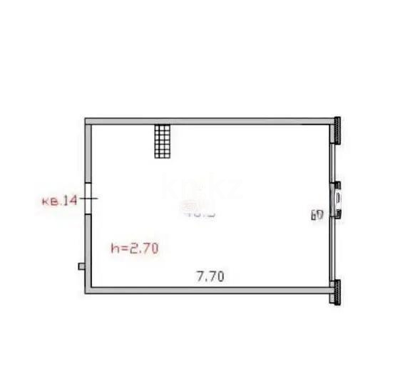 Продажа 1-комнатной квартиры, 40.3 м² - Продажа однокомнатных квартир от собственников в Алматы фото 2 из 2