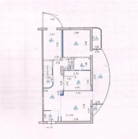 Продажа 3-комнатной квартиры, 161.5 м², мкр-н Самал-3, дом  25 в Алматы