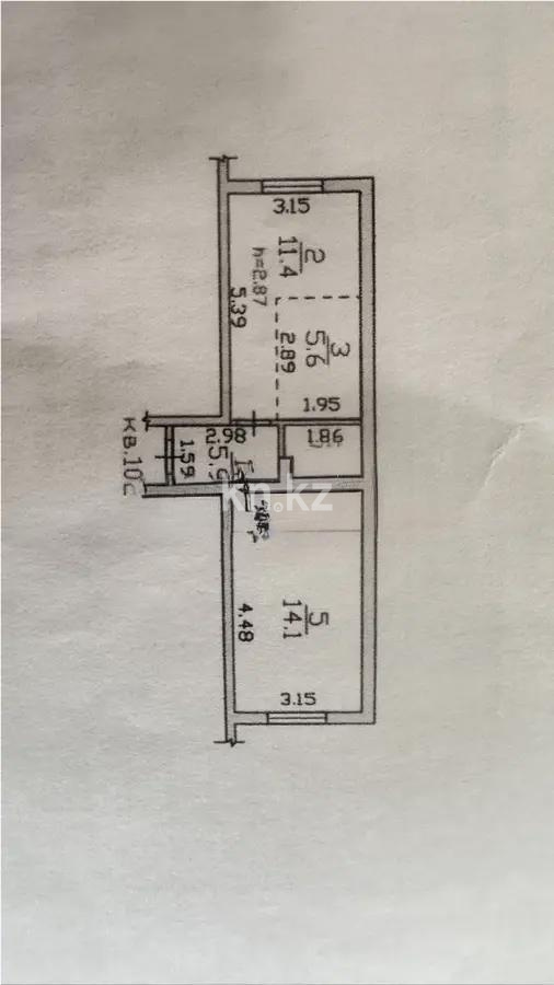 Продажа 2-комнатной квартиры, 41.2 м² - Продажа квартир в Алматы - страница 2 фото 4 из 4