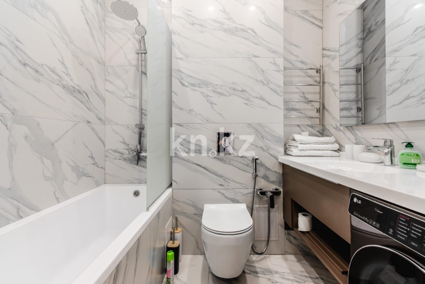 Аренда 2-комнатной квартиры посуточно, 75 м², ул. Розыбакиева, дом  336 - Аренда  двухкомнатных квартир посуточно в Алматы фото 29 из 30