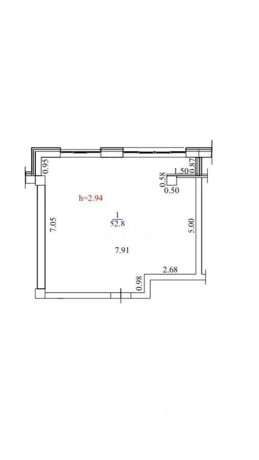 Продажа 1-комнатной квартиры, 52.8 м² - Продажа однокомнатных квартир от собственников в Алматы - страница 59 фото 1 из 1
