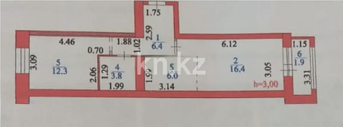 Продажа 2-комнатной квартиры, 47 м² в Астане - фото 6